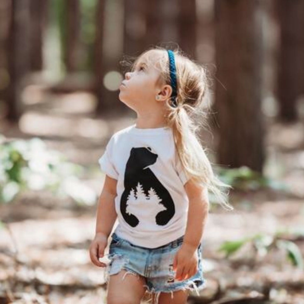 Bear shirt - toddler - youth - baby - nature - NWT